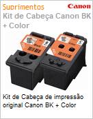 Kit de Cabea de impresso original Canon BK + Color (Figura somente ilustrativa, no representa o produto real)